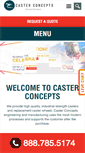 Mobile Screenshot of casterconcepts.com